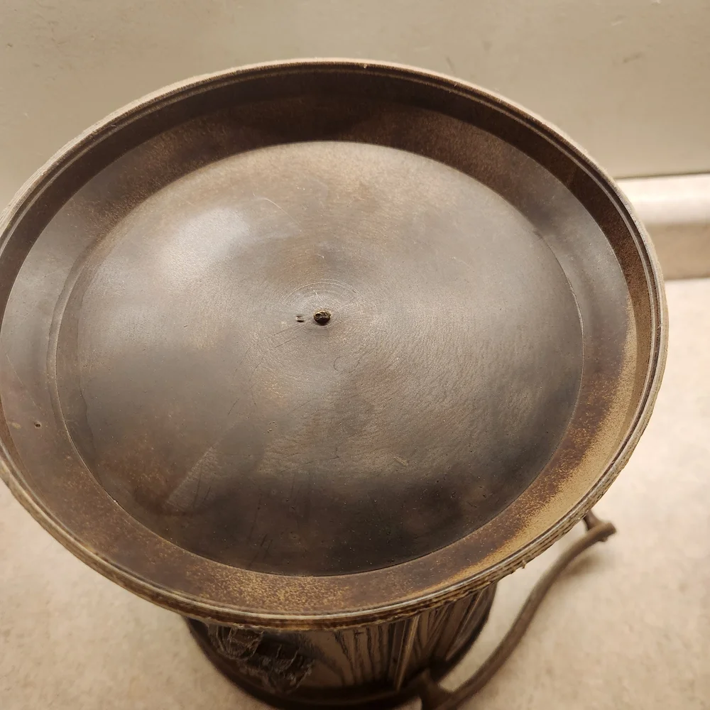 Vintage faux wood Insulated ice bucket